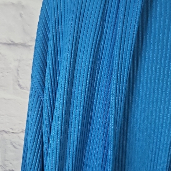 Cuddl Duds Blue Open Front Cardigan - Picture 2 of 5